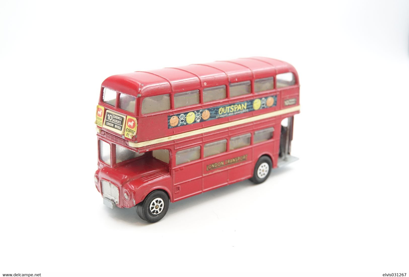 CORGI , London Transport Bus Routemaster, N°468 - Issue - Black - Matchbox