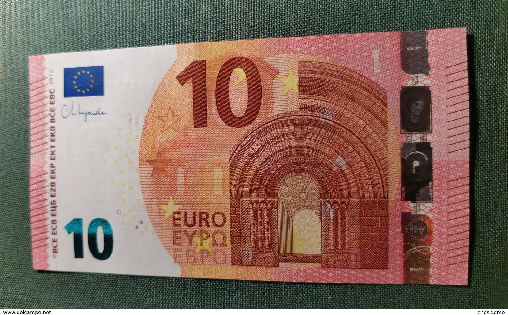 10 EURO ESPAÑA 2014 LAGARDE V012C5 VB UNCIRCULATED  PERFECT - 10 Euro