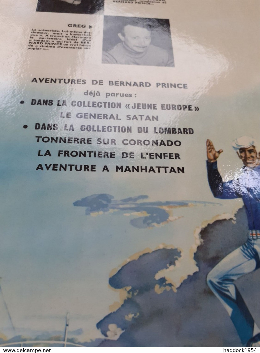 Aventure à Manhattan Bernard Prince HERMANN GREG Dargaud 1971 - Bernard Prince