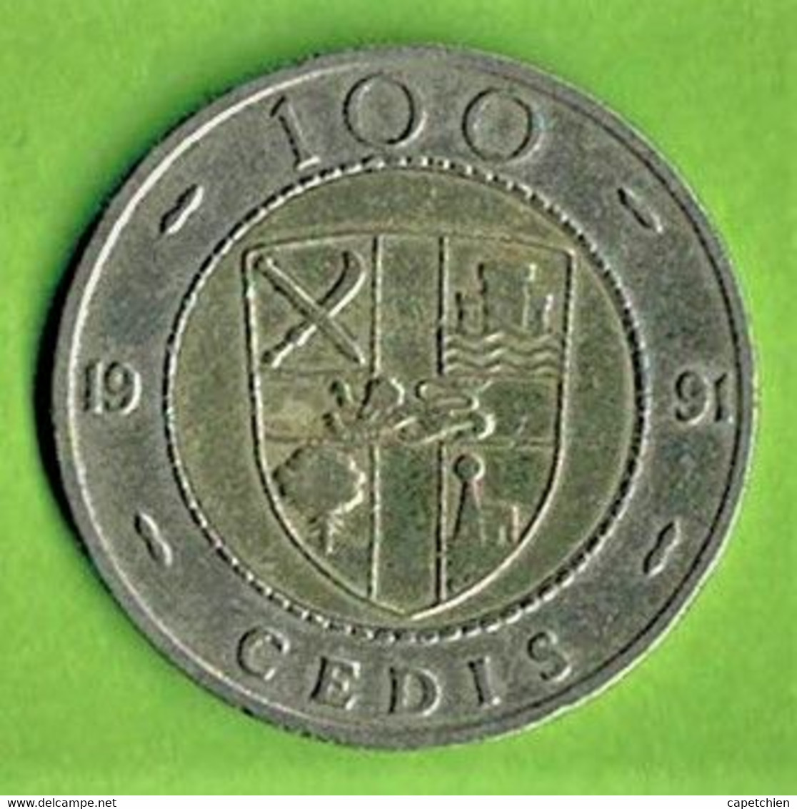 GHANA / 100 CEDIS / 1991 / CABOSSES DE CACAO - Ghana