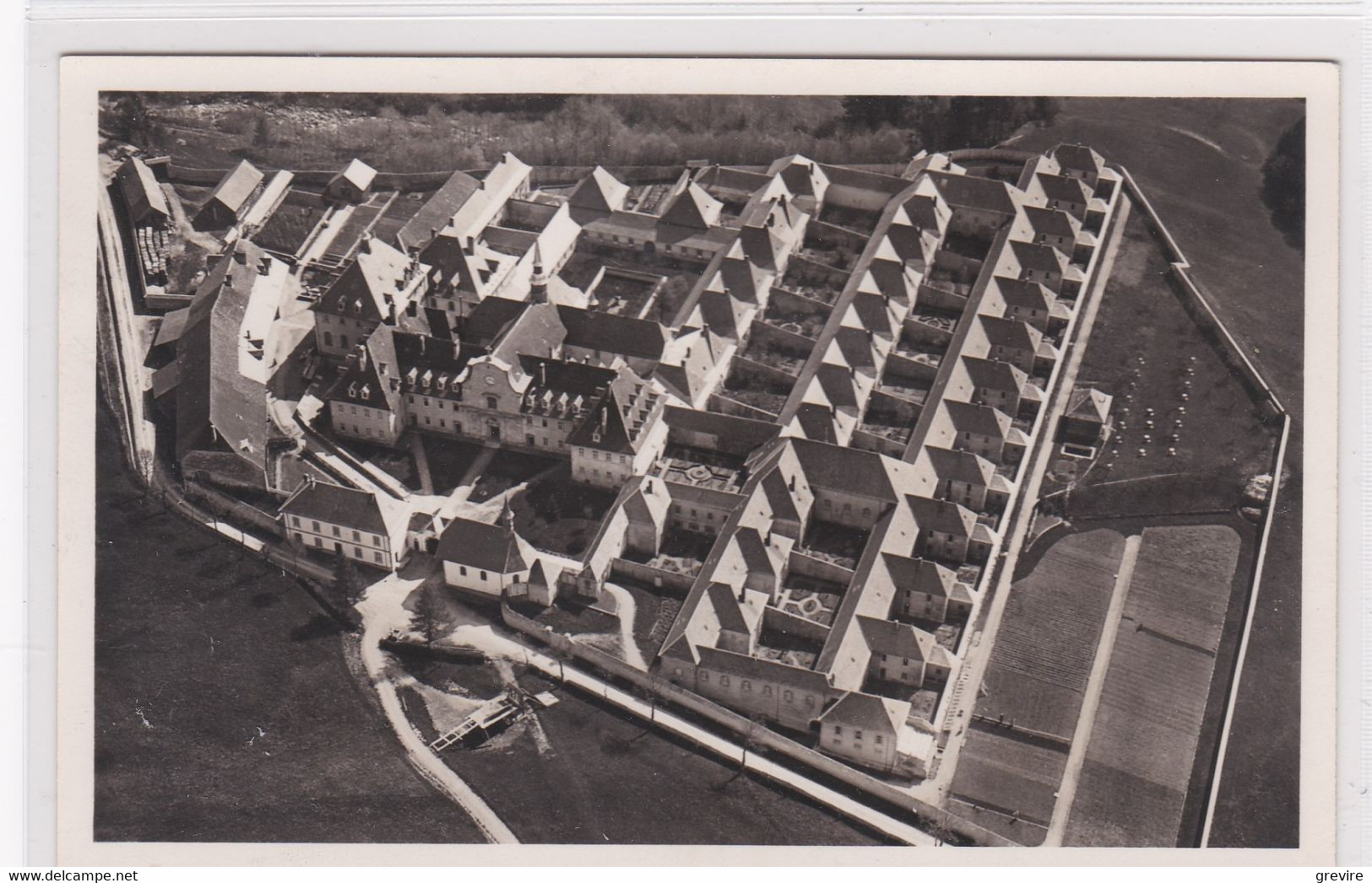 Cerniat, Chartreuse De La Valsainte. Carte Postale D'aviateur Circulée - Cerniat 