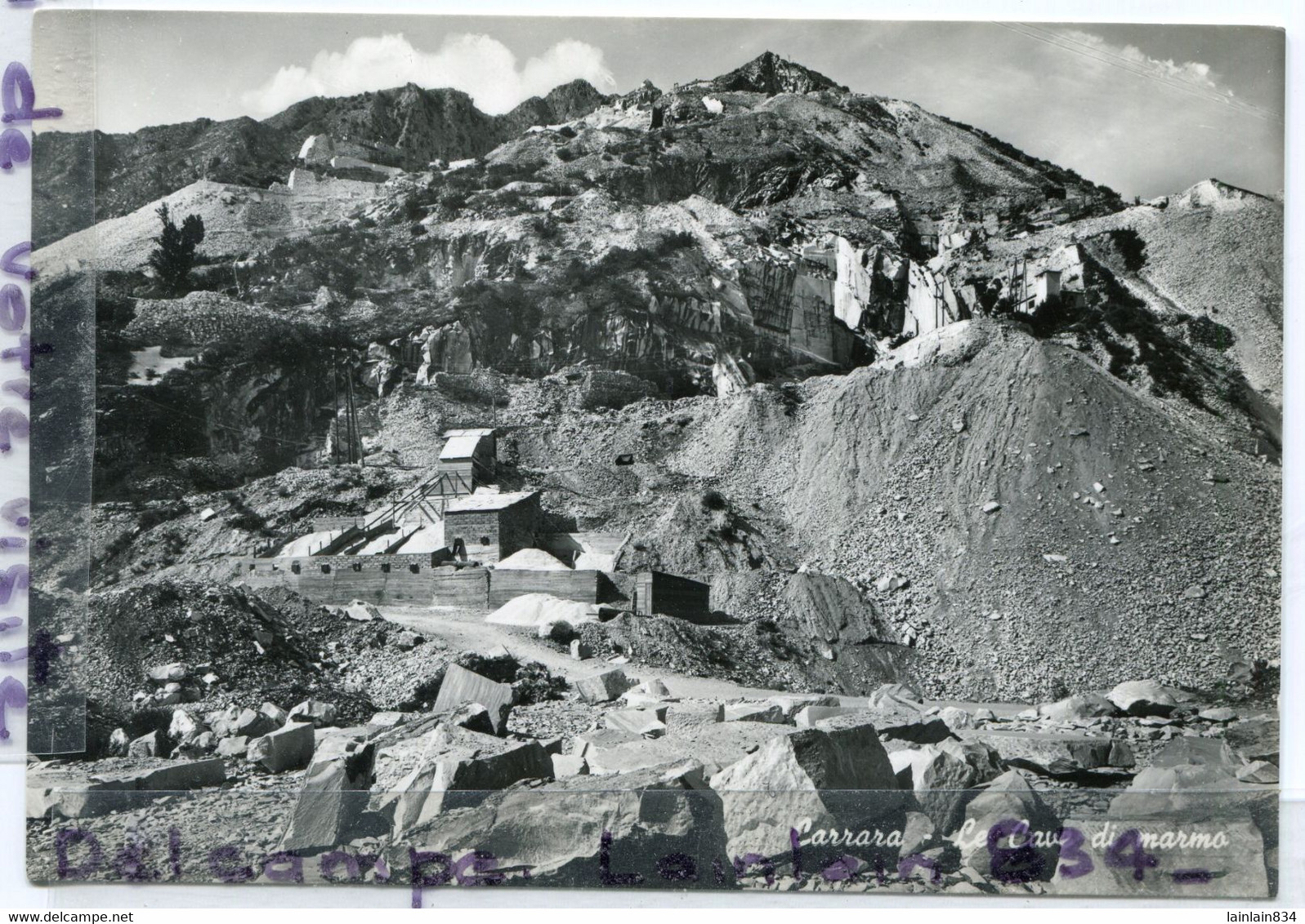 - Carrara - Les Marbriéres, (Toscana ), Le Cave Di Marino, The Marble, Grand Format, Glacée, Non écrite, TTBE, Scans. - Carrara