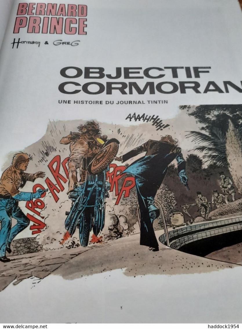 Objectif Cormoran Bernard Prince HERMANN GREG Dargaud 1978 - Bernard Prince