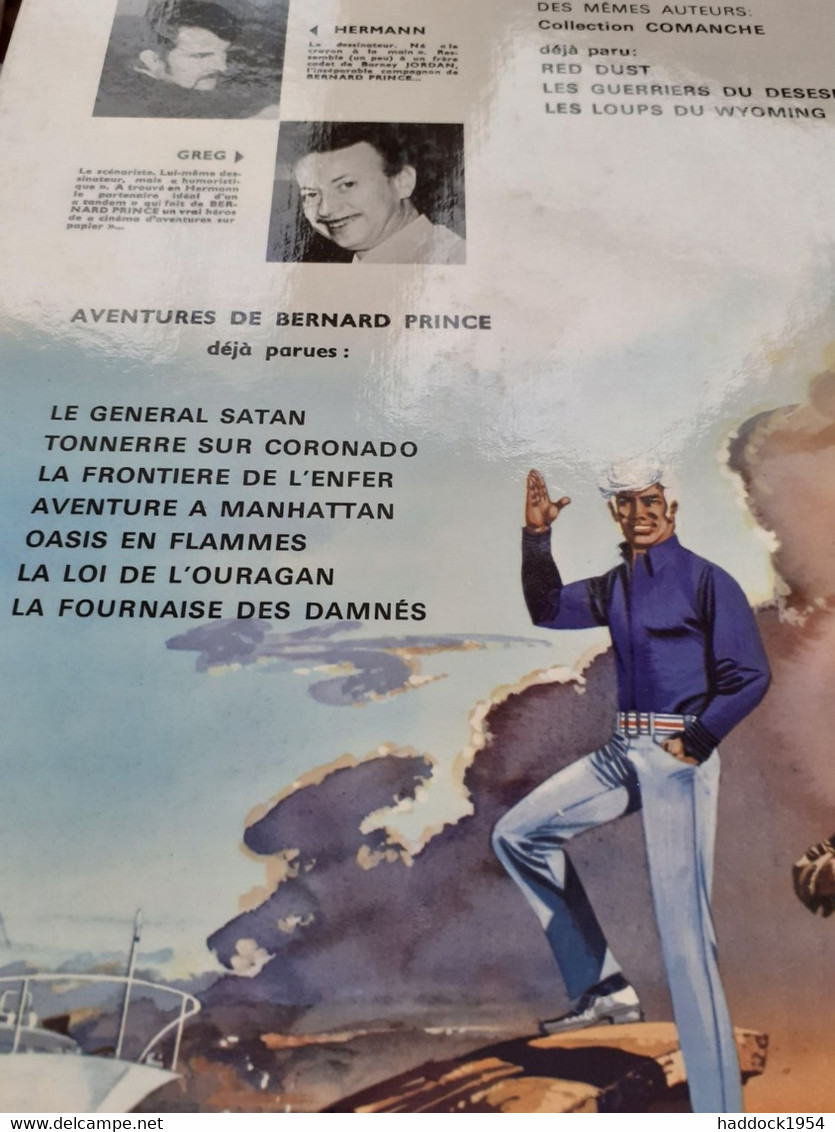 La Flamme Verte Du Conquistador Bernard Prince  HERMANN GREG Le Lombard 1974 - Bernard Prince