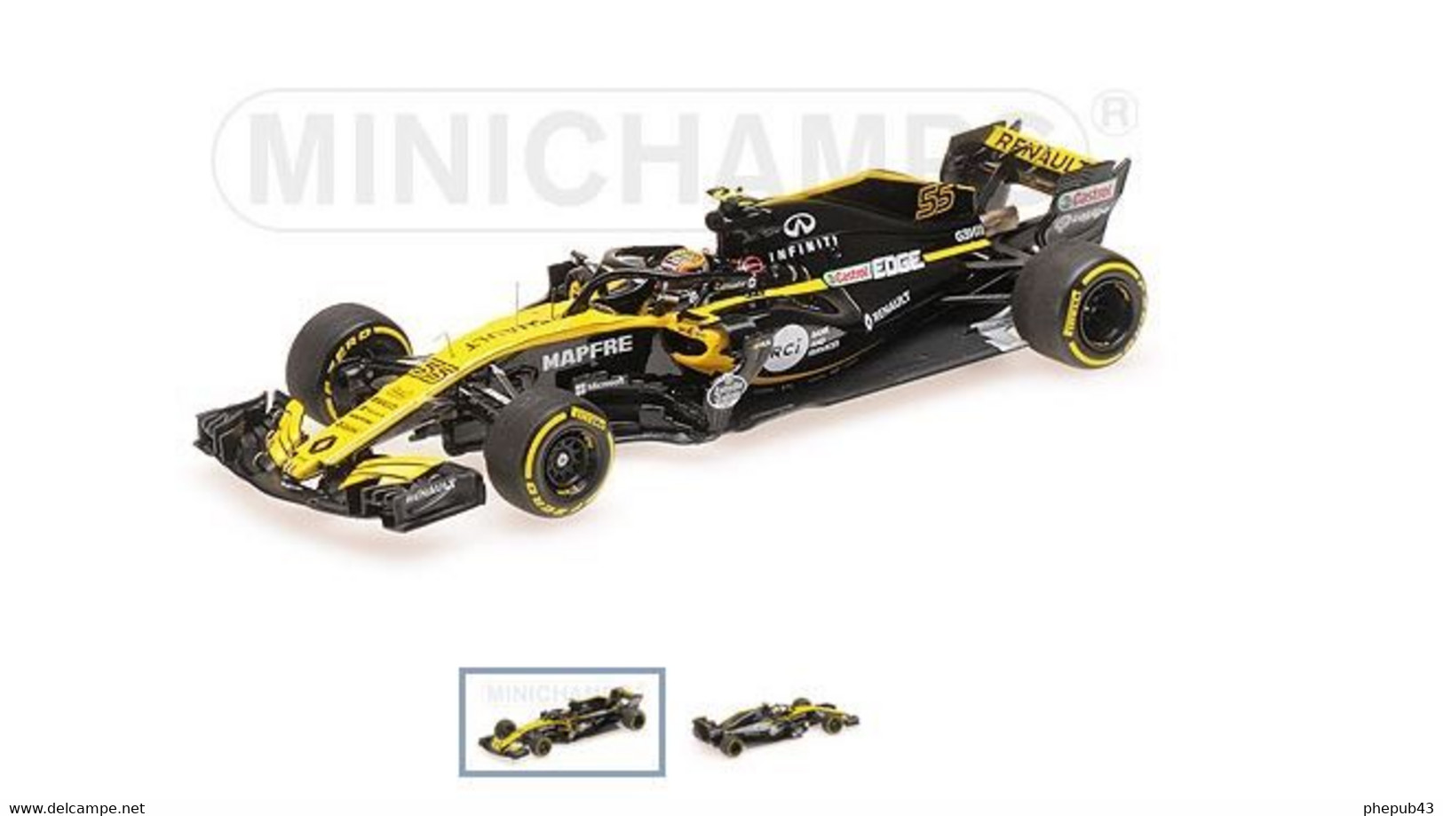 Renault R.S. 18 - Carlos Sainz Jr. - GP FI 2018 #55 - Minichamps - Minichamps