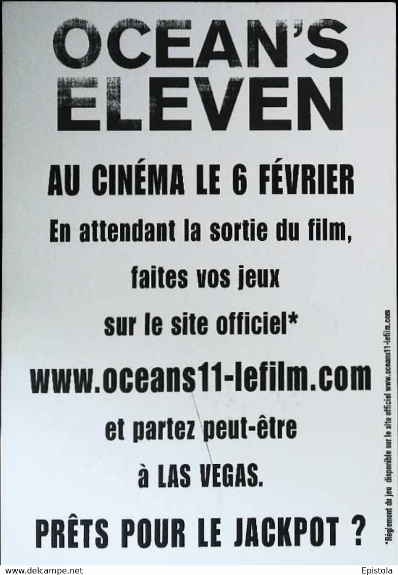 ►   Ocean's Eleven Faites Vos Jeux    George Clooney    Brad Pitt Julia Roberts - Affiches Sur Carte