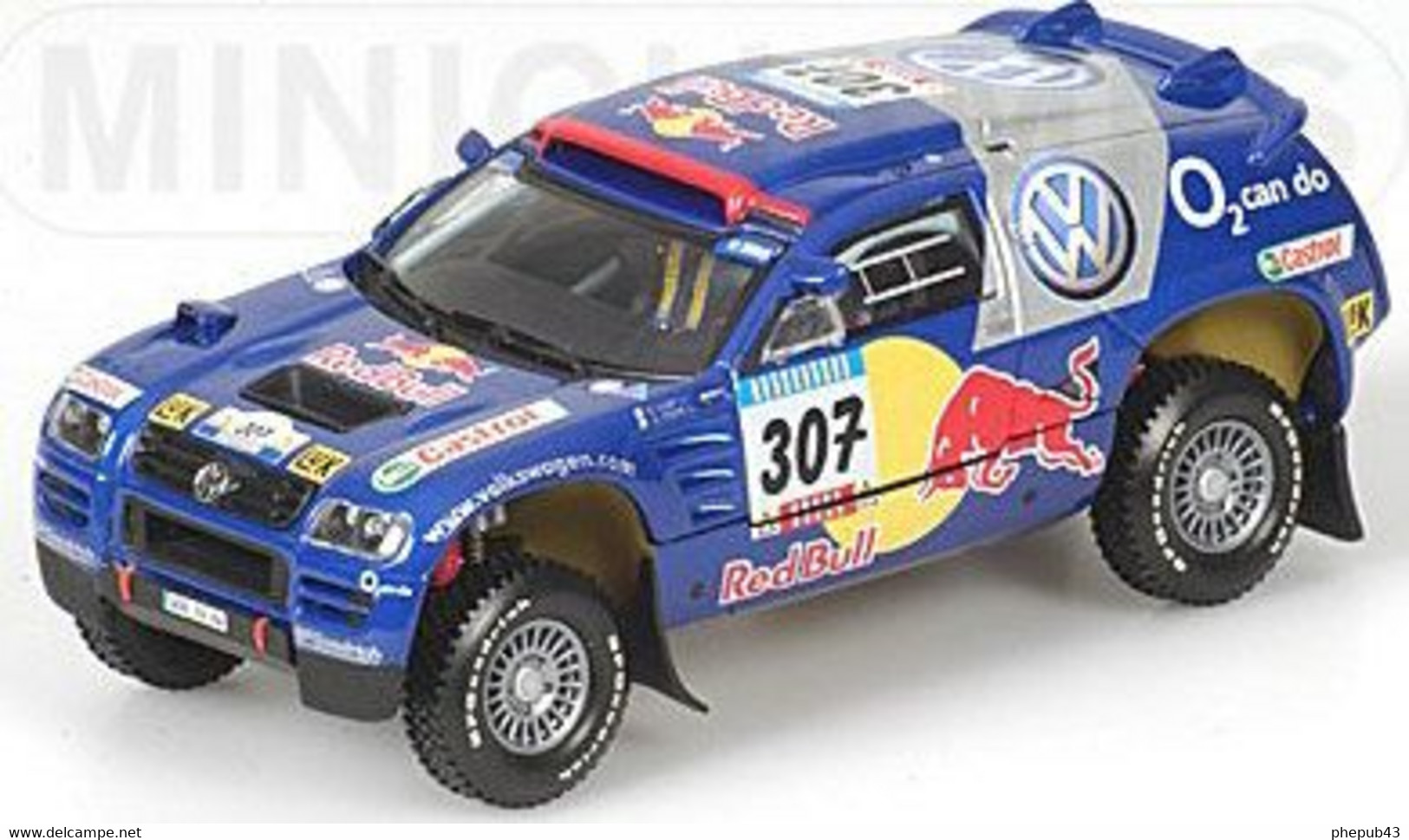 Volkswagen Race Touareg - Bruno Saby/Perin - Rallye Barcelone-Dakar 2005 #307 - Minichamps - Minichamps