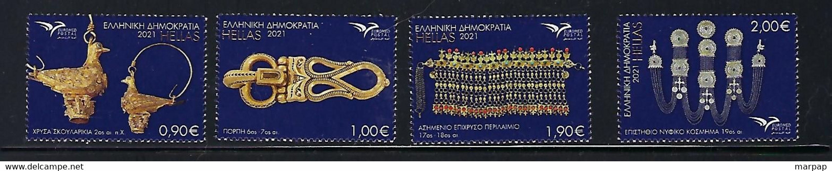 Greece, 2021 6th Issue, MNH (euromed) - Unused Stamps