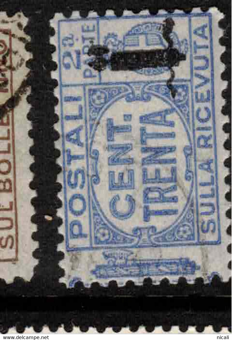 ITALIAN SOCIALIST REPUBLIC 1944 30c Parcel Post SG P80 U #ASQ2 - Colis-postaux