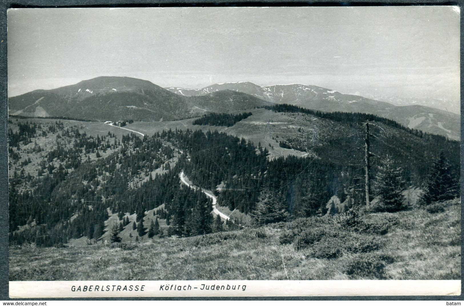 1704 - Austria 1961 - Gaberlstrasse - Koflach Judenburg - Used Postcard - Judenburg