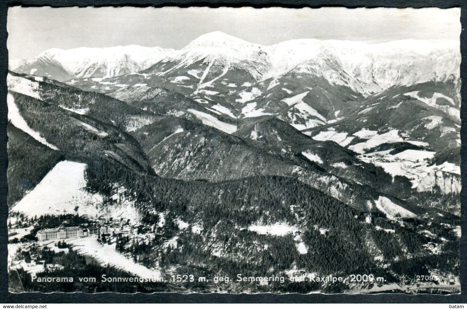 1710 - Austria 1960 - Semmering - Mountain - Used Postcard - Steinhaus Am Semmering