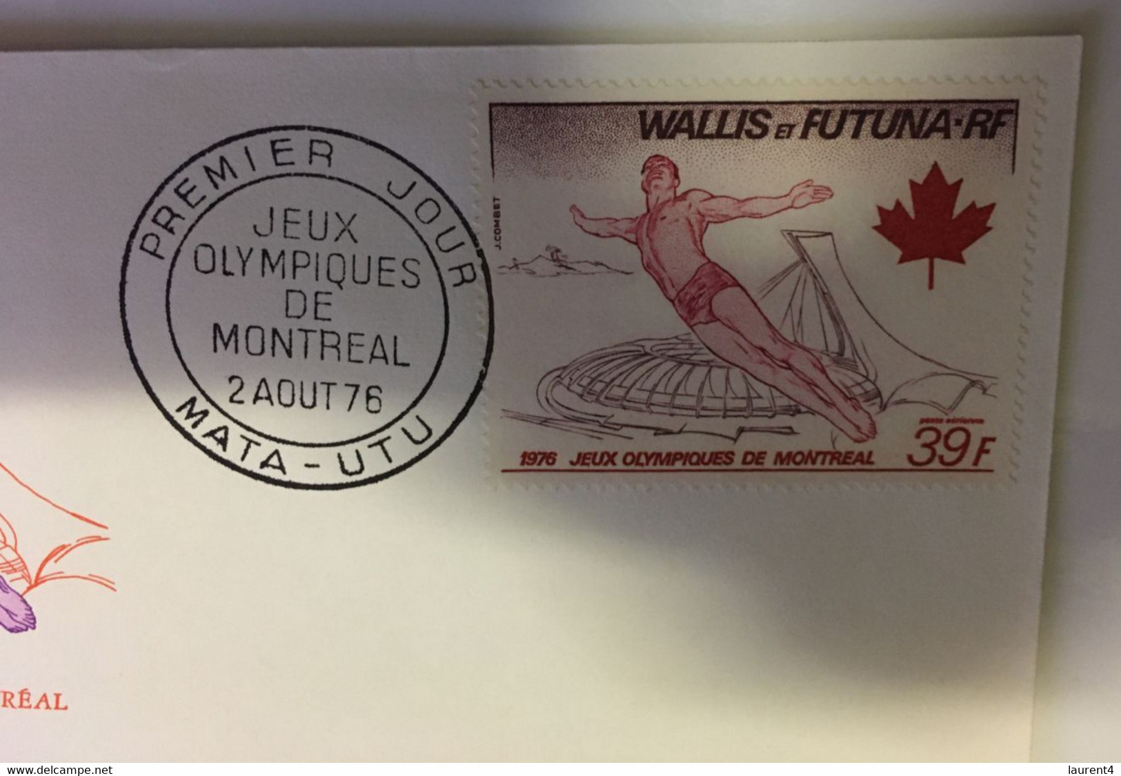 (YY 21) Olympic Games Nontreal 1976 - Wallis & Futuna - Lettres & Documents