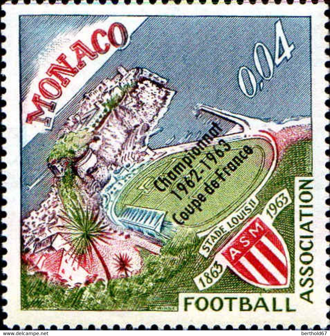 Monaco Poste N** Yv: 623 Mi:747 Stade Louis II - Unused Stamps