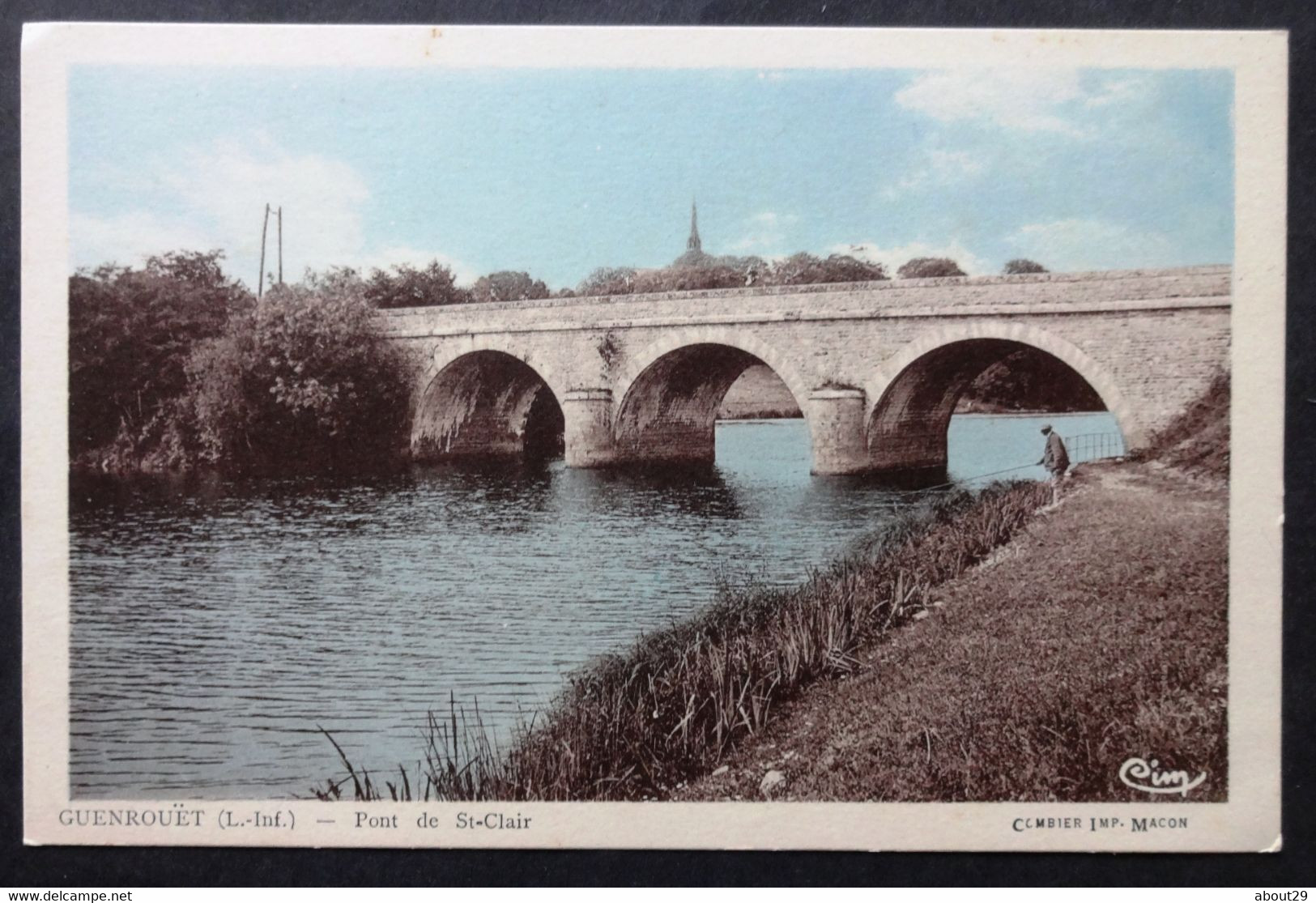 CPA 44 GUENROUET - Pont De St. Clair - Coll. CIM - Réf Z 13 - Guenrouet