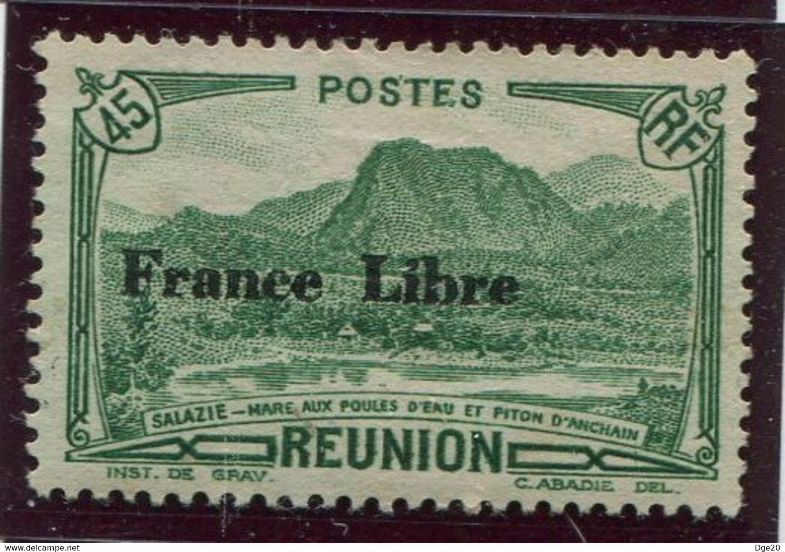 REUNION ( POSTE ) : Y&T  N°  194  TIMBRE  NEUF  AVEC  TRACE  DE  CHARNIERE . A  SAISIR . - Ungebraucht