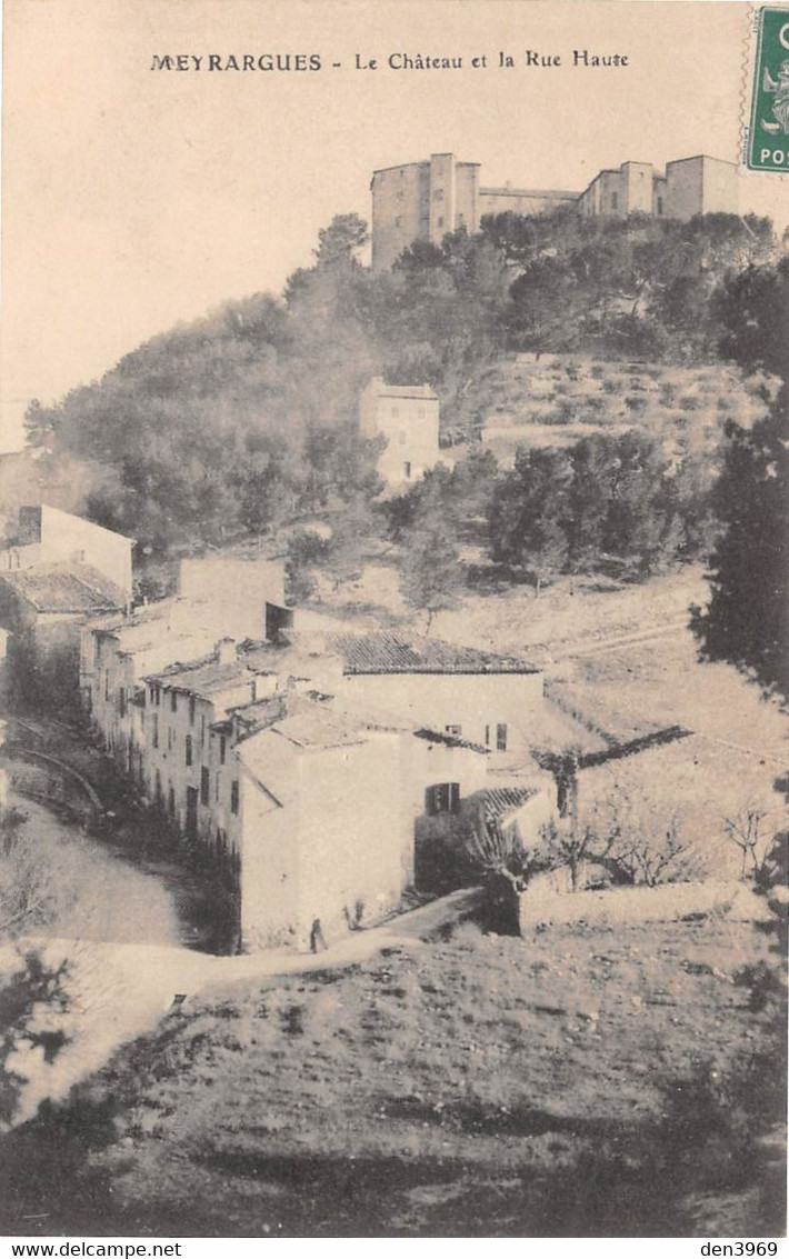 MEYRARGUES - Le Château Et La Rue Haute - Meyrargues