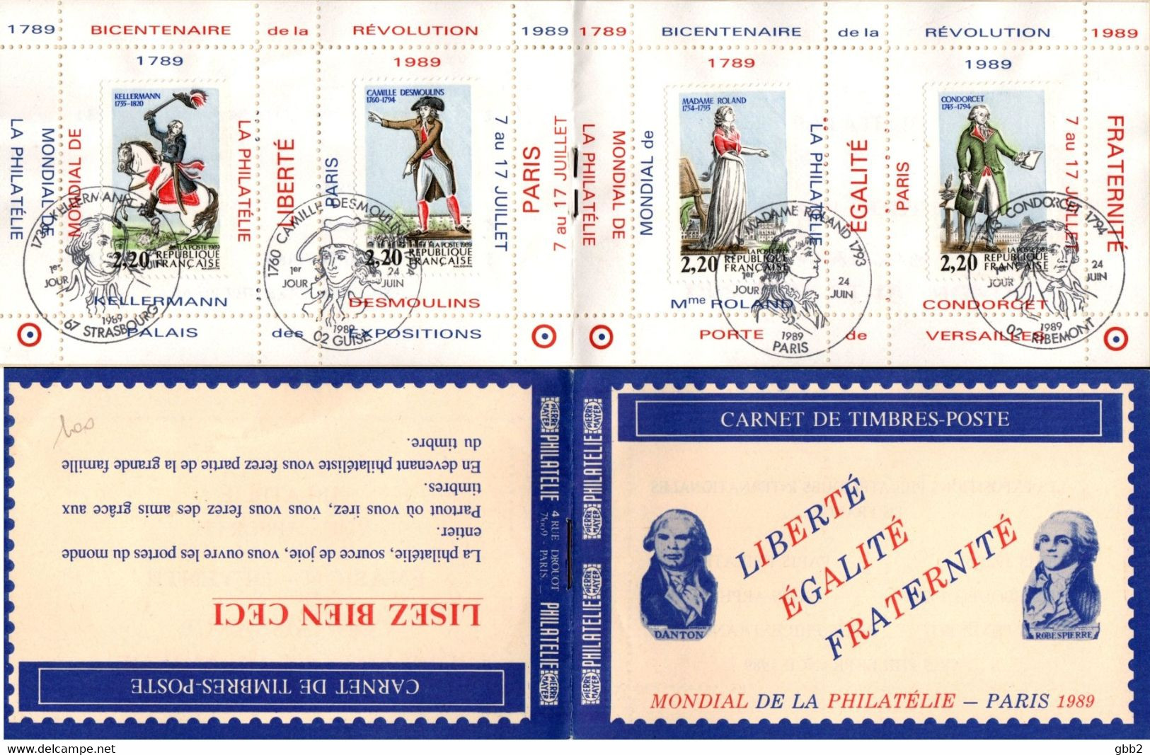 CARNET Privé Pierre MAYER "MONDIAL DE LA PHILATELIE - PARIS 1989" NEUF LUXE**. BAS PRIX à Saisir. - Andere & Zonder Classificatie