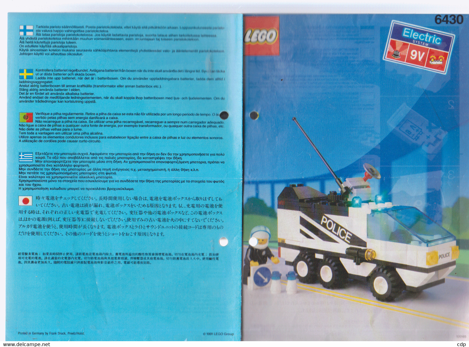 LEGO   Livre De Construction 6430    1991 - Catalogues