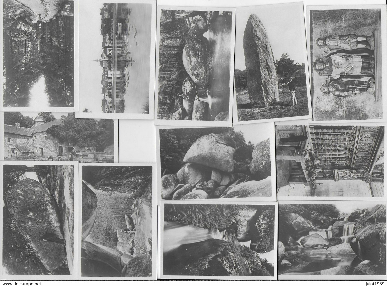 Julot1939 ..-- HUELGOAT ..-- Pochette De 12 Photos ( 9 X 6 Cm ) SUPERBE . - Huelgoat