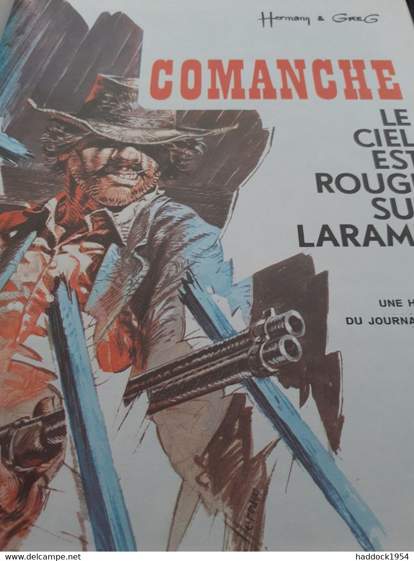 Le Ciel Est Rouge Sur Laramie Comanche HERMANN GREG Dargaud 1975 - Comanche