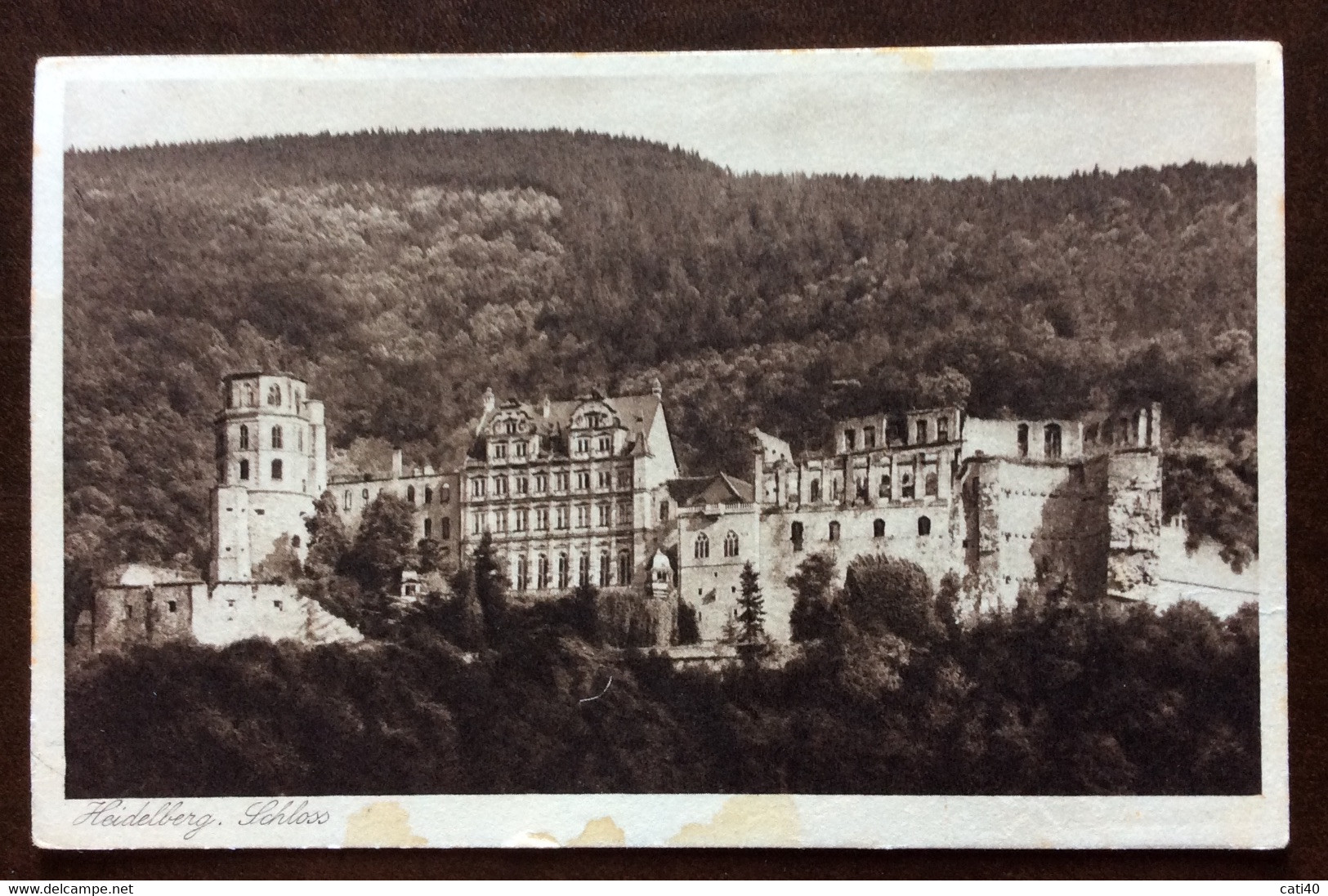 HEIDELBERG - SCHLOSS - ANNULLO AMBULANTE FRANKFURT - BASE - Z.933  DEL 3/3/35 - Nord