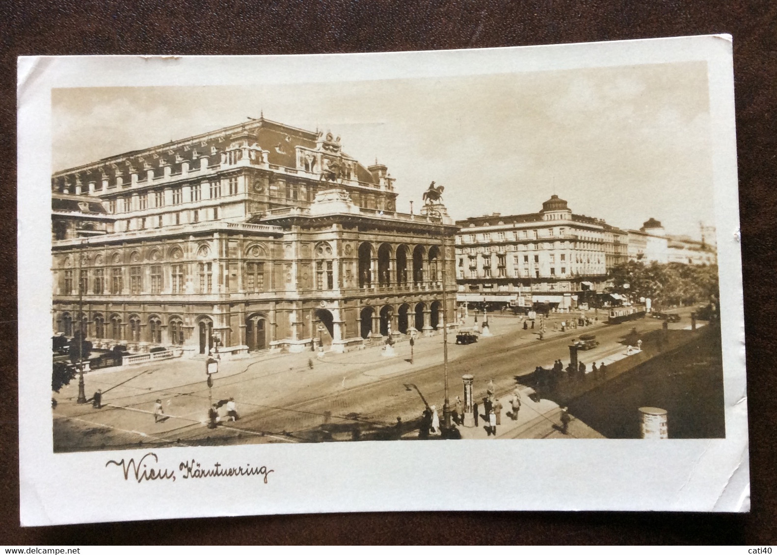 JUGEND AUFS MEER - ANNULLO PUBBLICITARIO A TARGHETTA : WIEN 13/5/44 VINTAGE POSTCARD WIEN, KARUTUERRING - Nord