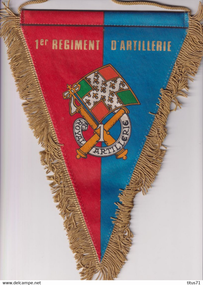 Fanion 1er Régiment D' Artillerie Montbéliard - Flaggen