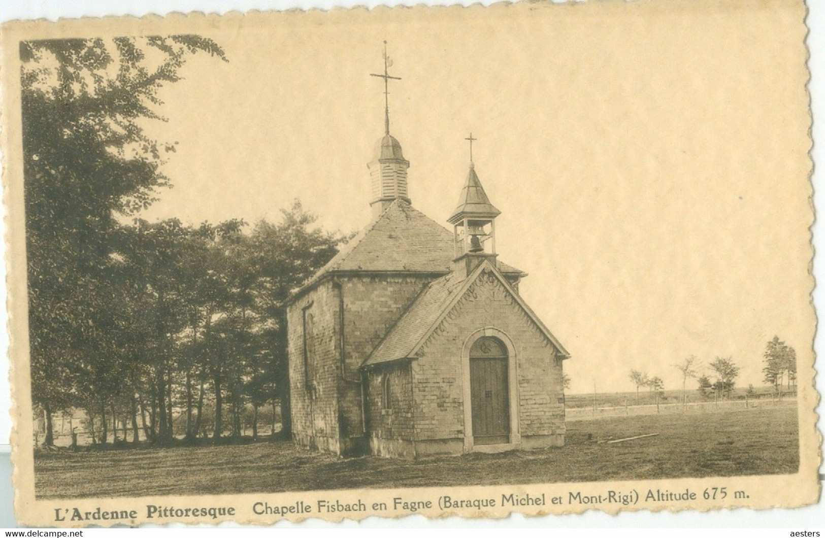 Jalhay 1930; Chapelle Fisbach En Fagne (Baraque Michel Et Mont Rigi) - Voyagé. (P.B.L.) - Jalhay