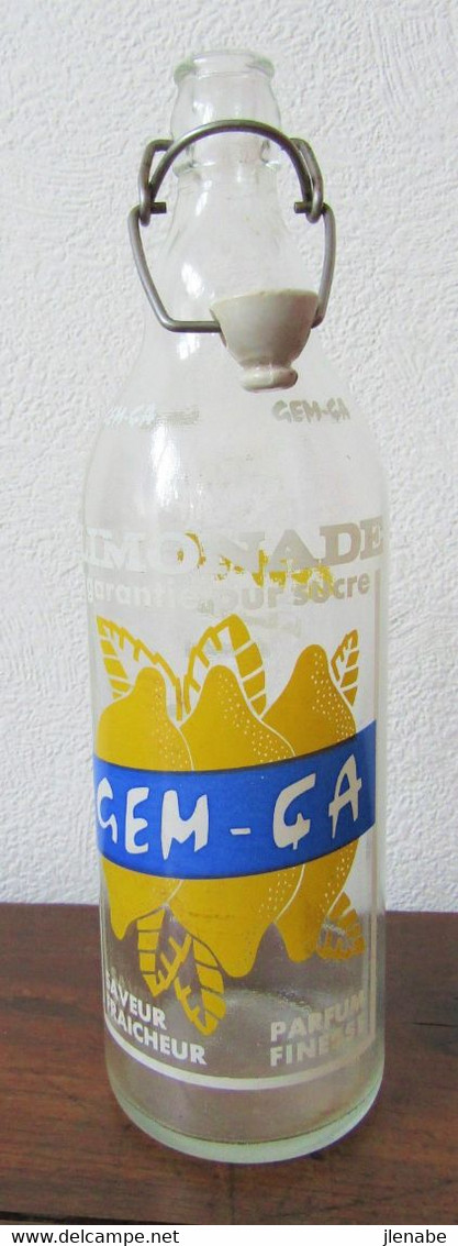 Ancienne Bouteille De Limonade GEM CA - Otros & Sin Clasificación