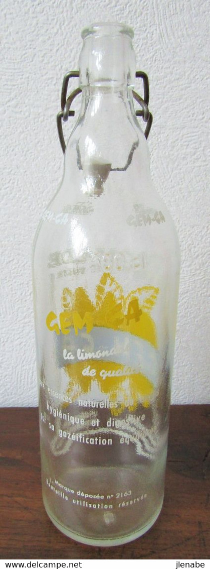 Ancienne Bouteille De Limonade GEM CA - Autres & Non Classés