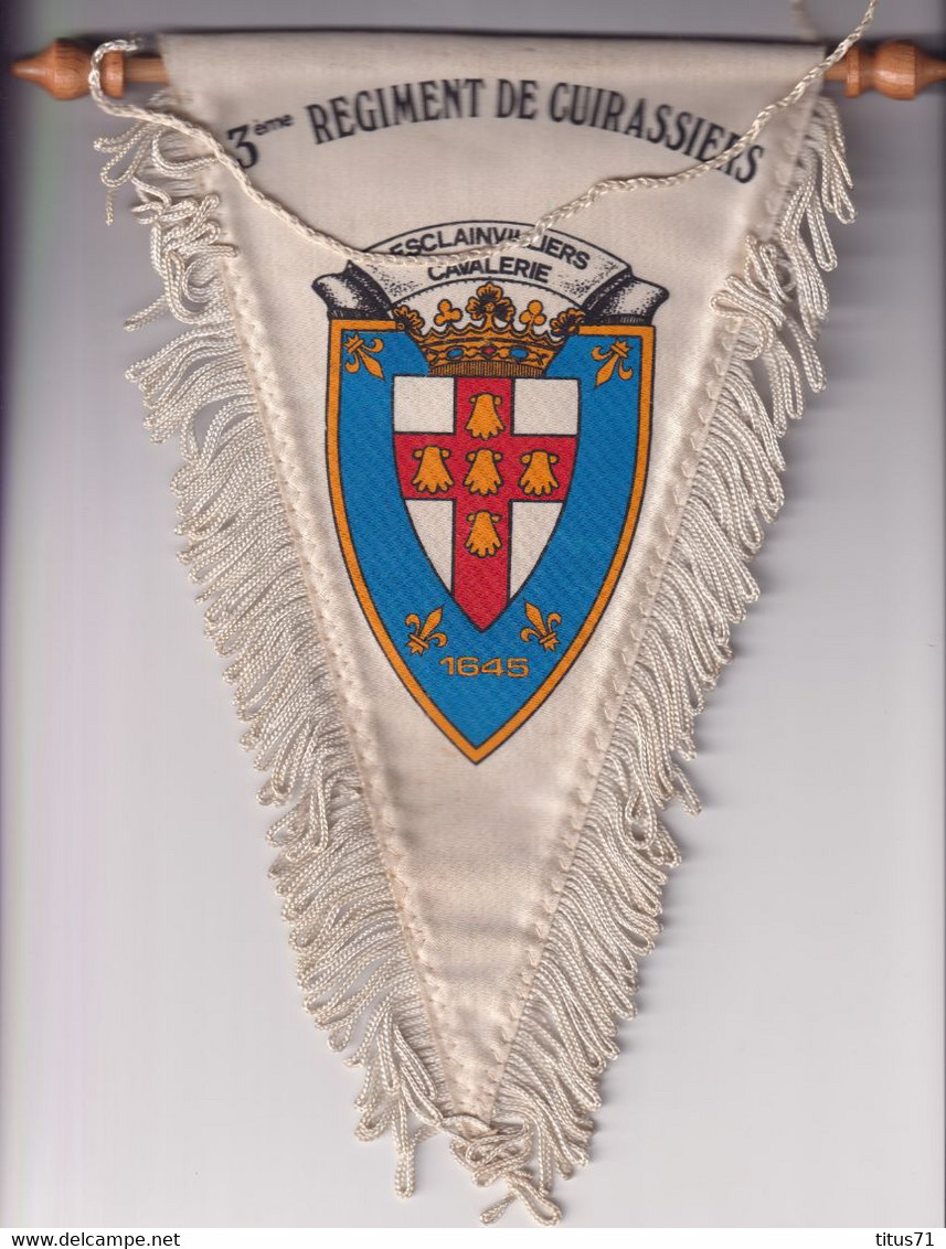 Fanion 3ème Régiment De Cuirassiers Luneville - Drapeaux