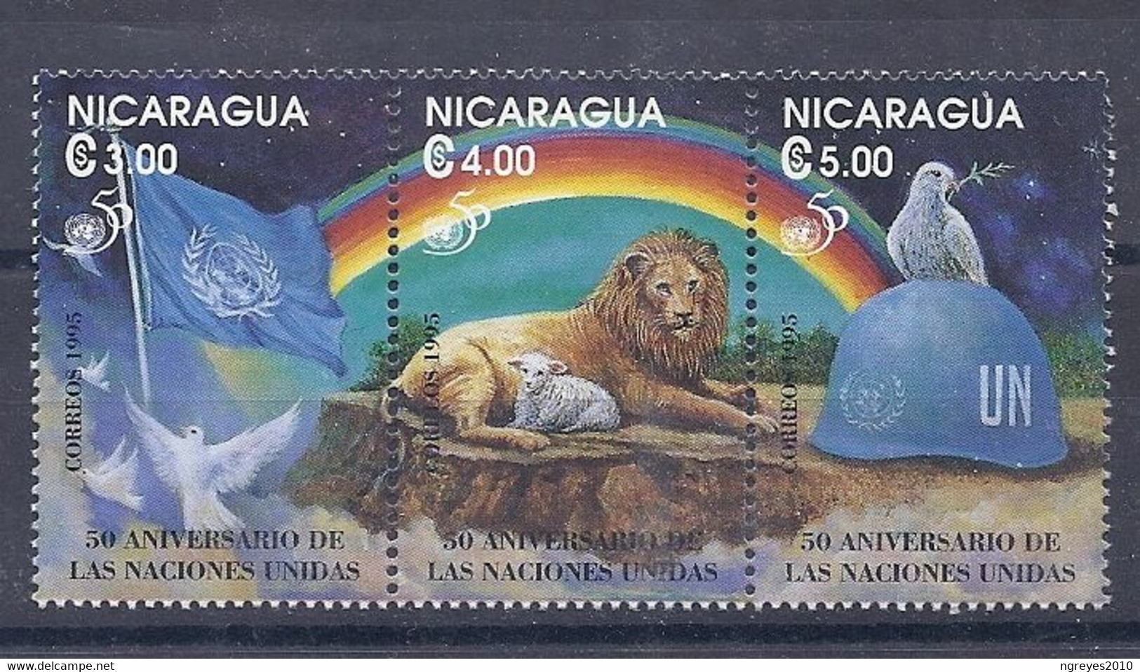 210040370  NICARAGUA.  YVERT   Nº   2016/8  **/MNH - Nicaragua