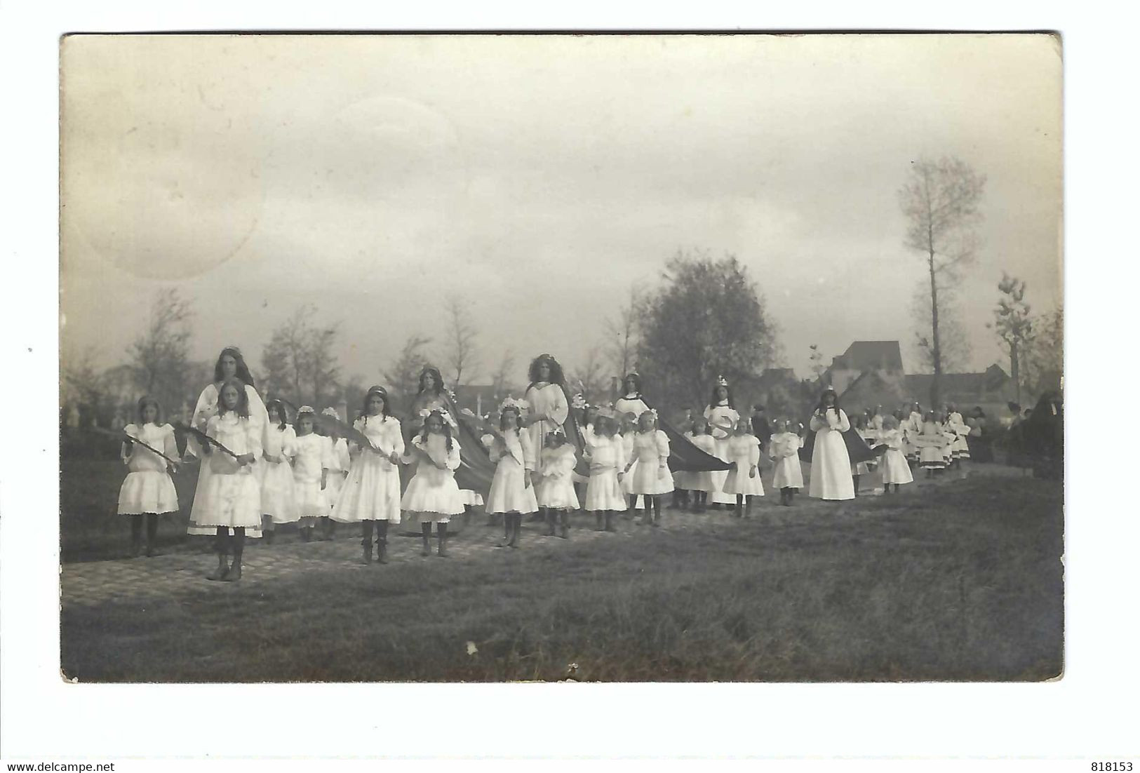 Westkapelle  Fotokaart   Processie  Cortège 1912 Photo Louis D'Hondt,Knocke S/mer - Knokke