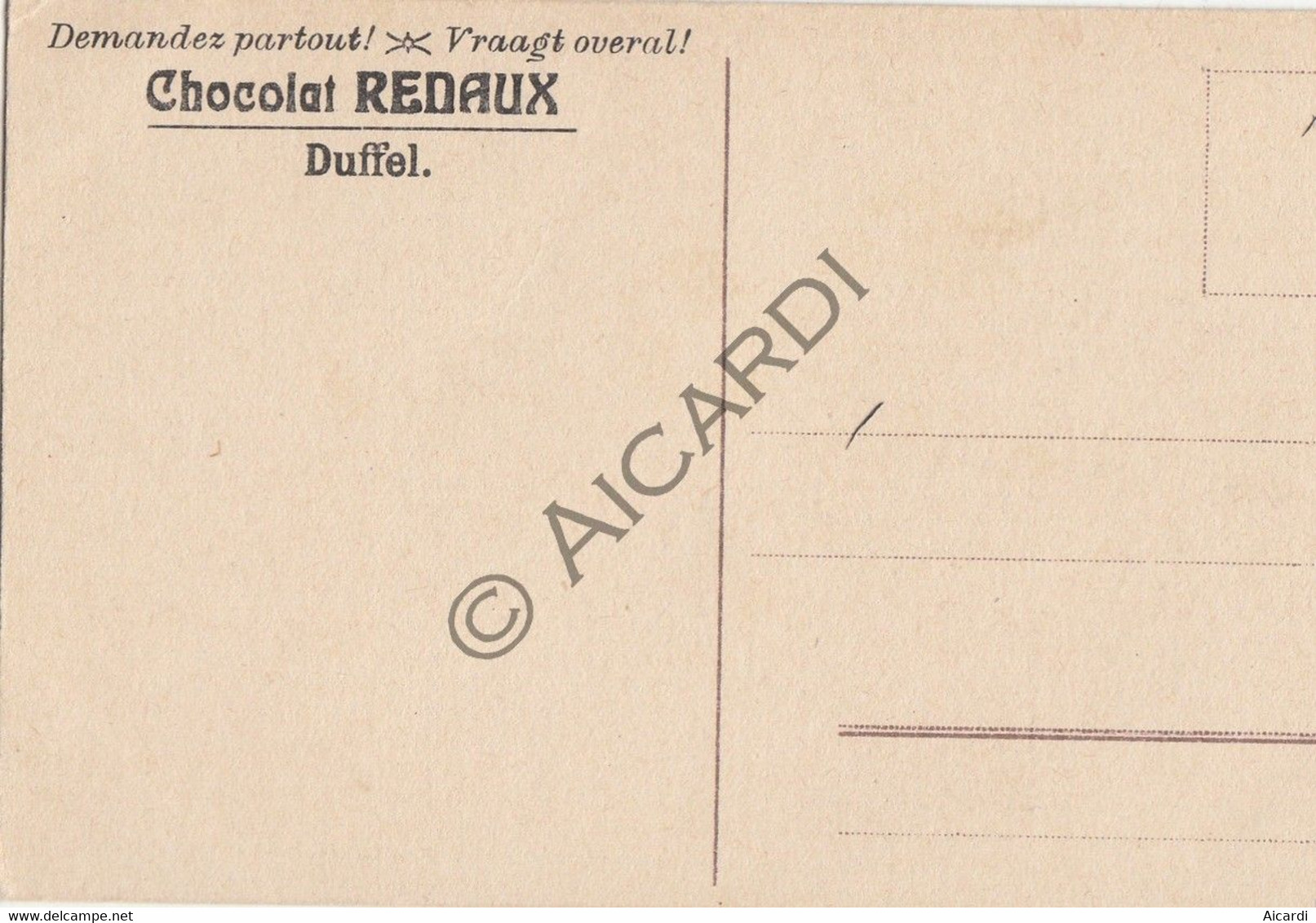 Carte Postale/Postkaart - Fantasie Chocolat Renaux Duffel  (C389) - Pubblicitari