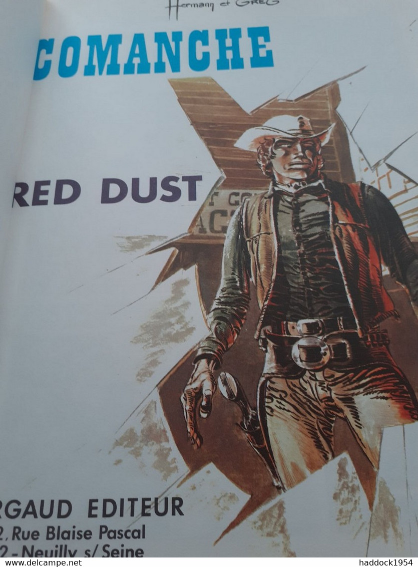 Red Dust Comanche HERMANN GREG Dargaud 1974 - Comanche