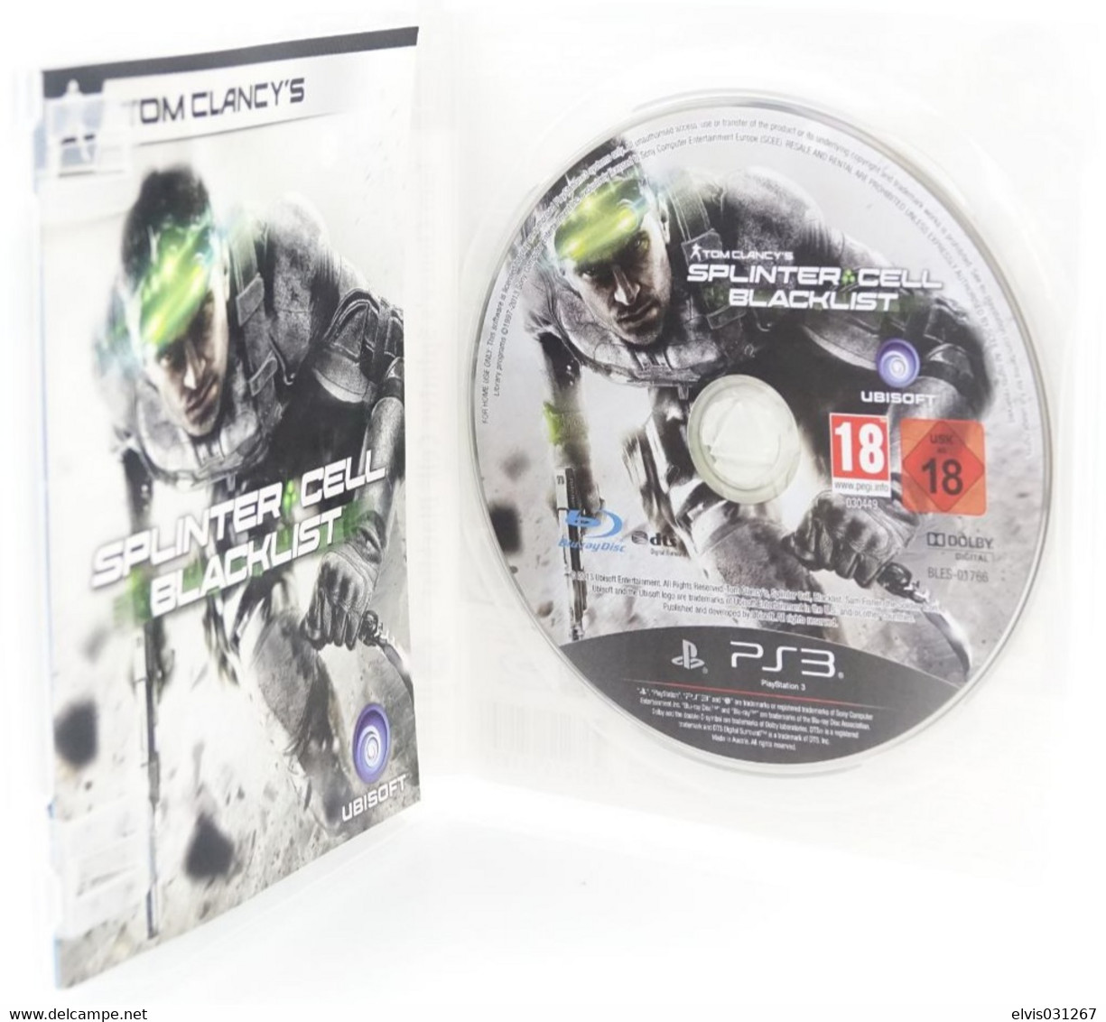 SONY PLAYSTATION THREE PS3 : SPLINTER CELL BLACKLIST - UBISOFT - PS3