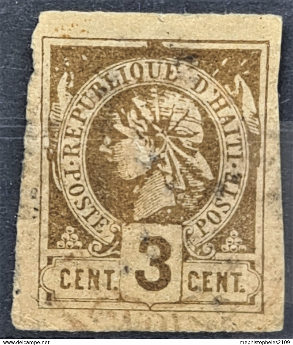 GUATEMALA 1881 - Canceled - Sc# 3 - 3c - Guatemala