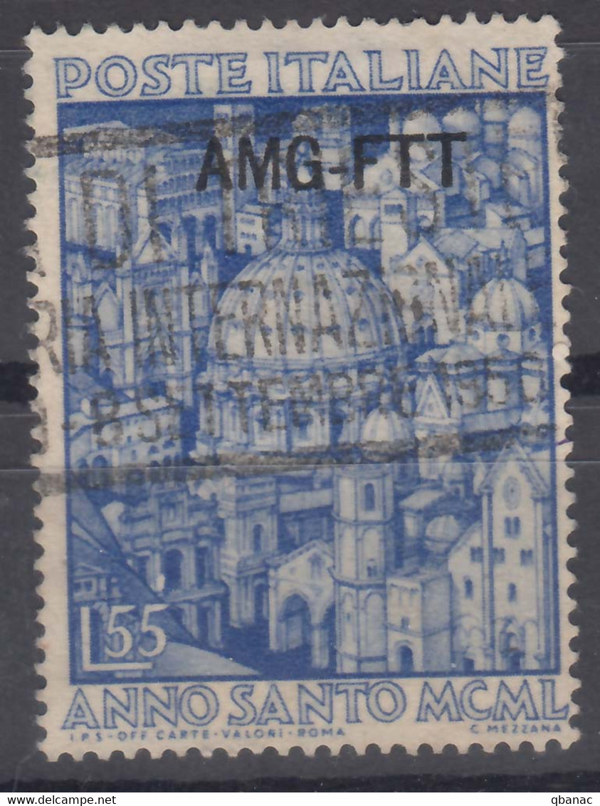 Italy Trieste Zone A AMG-FTT 1950 Sassone#74 Used - Used