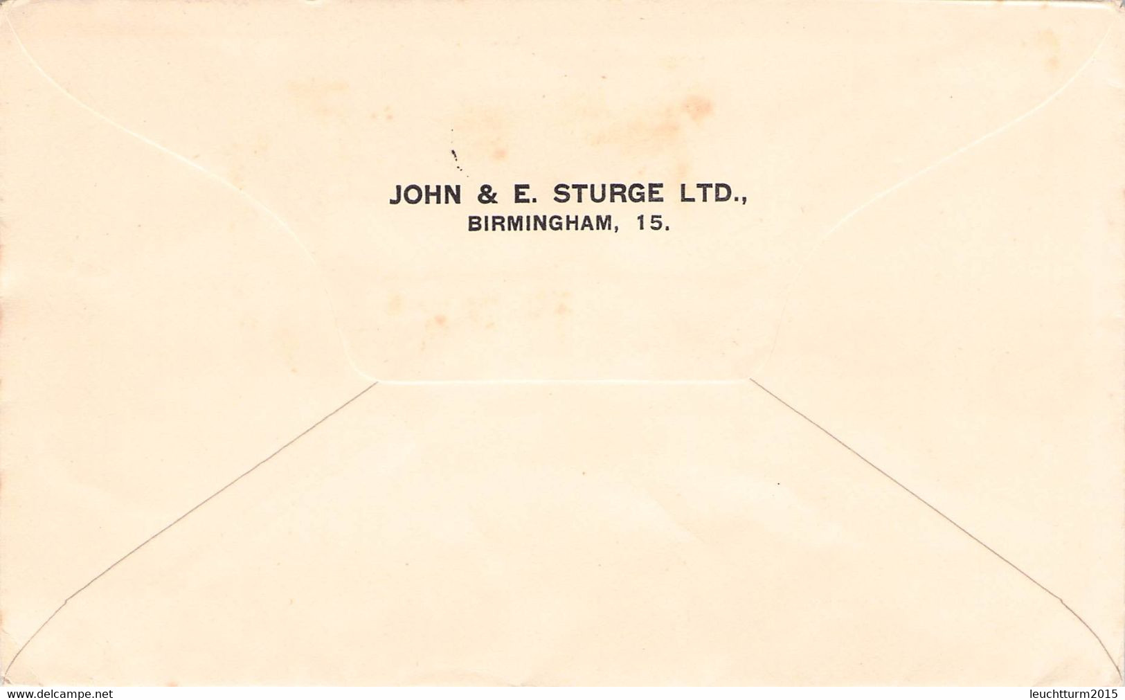 GREAT BRITAIN - ENVELOPE 1/2 PENNY BIRMINGHAM 1937 / K4-65 - Brieven En Documenten