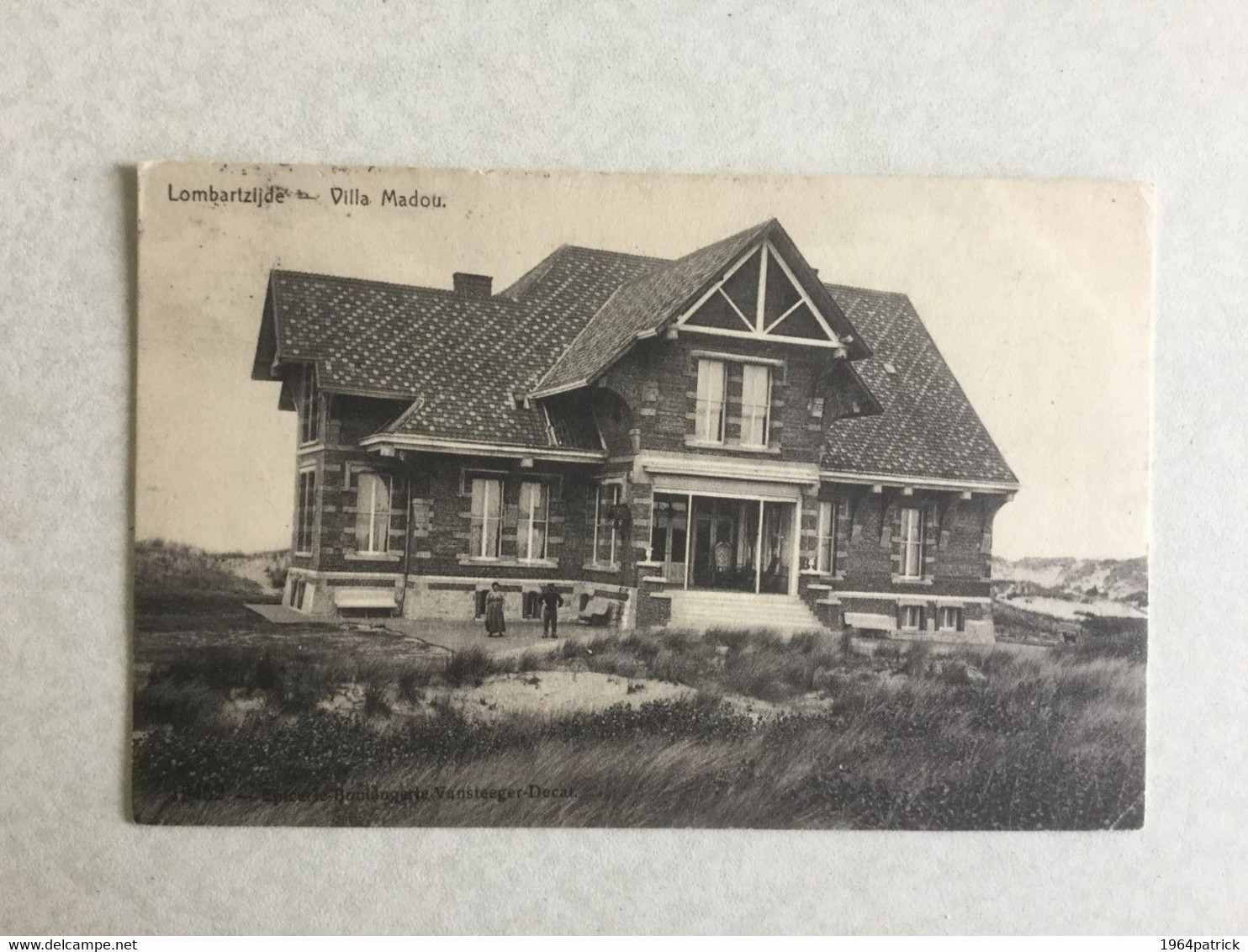 LOMBARDSIJDE  1912  LOMBARTZIJDE  VILLA MADOU    ZELDZAME UITGIFTE - Westende