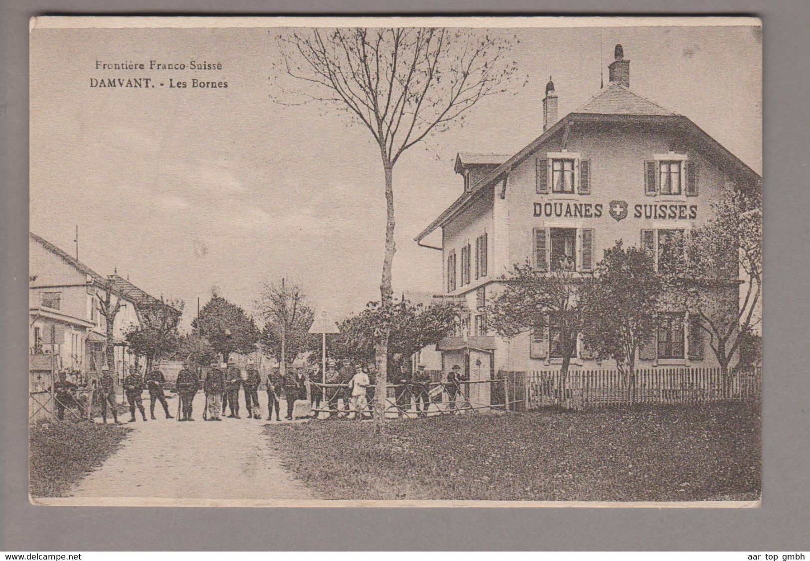 CH JU Damvant-les Bornes Ca. 1918 I.WK Foto Zollhaus Douanes-Suisses - Damvant