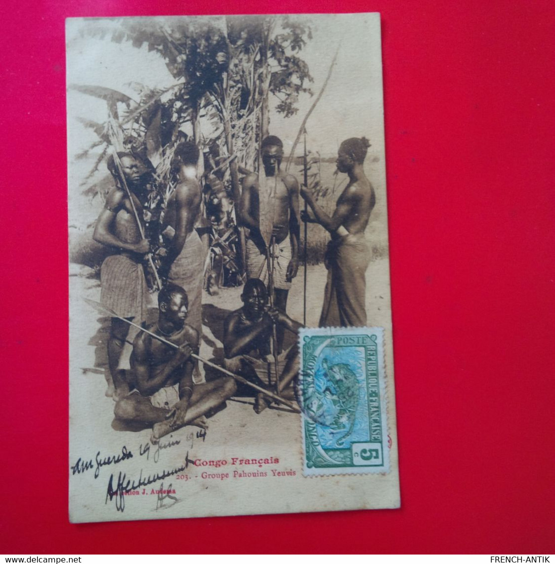 CONGO FRANCAIS GROUPE PAHOUINS YEUVIS - Congo Francés