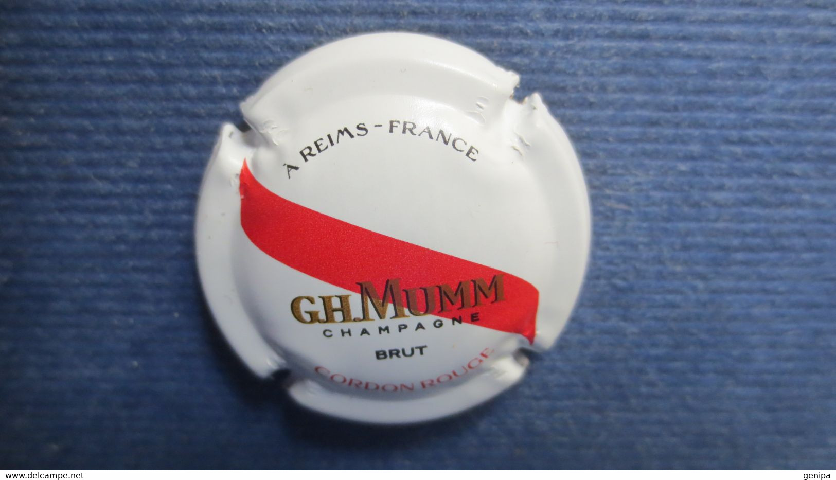 CAPSULE CHAMPAGNE  GH.MUMM. Blanc Mat Et Rouge - Mumm GH