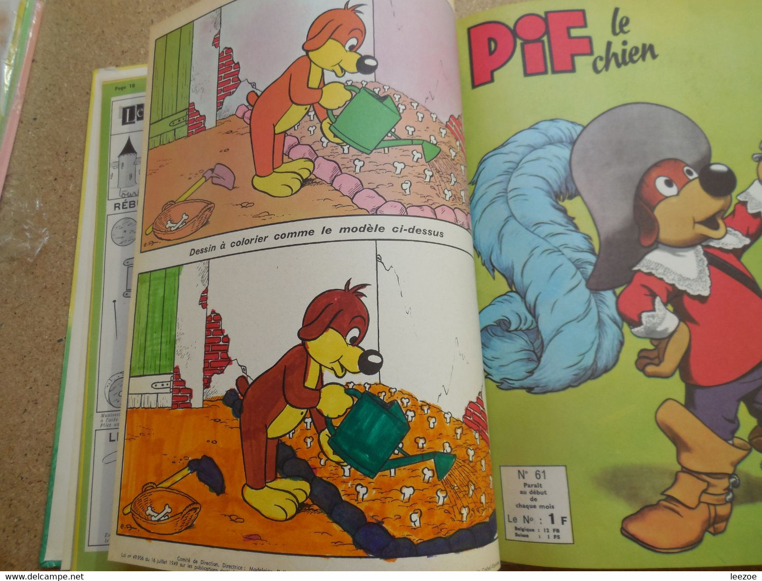 album collection pif le chien n°8 Les Editions de Vaillant 1963 Arnal ...REF4B...02.21