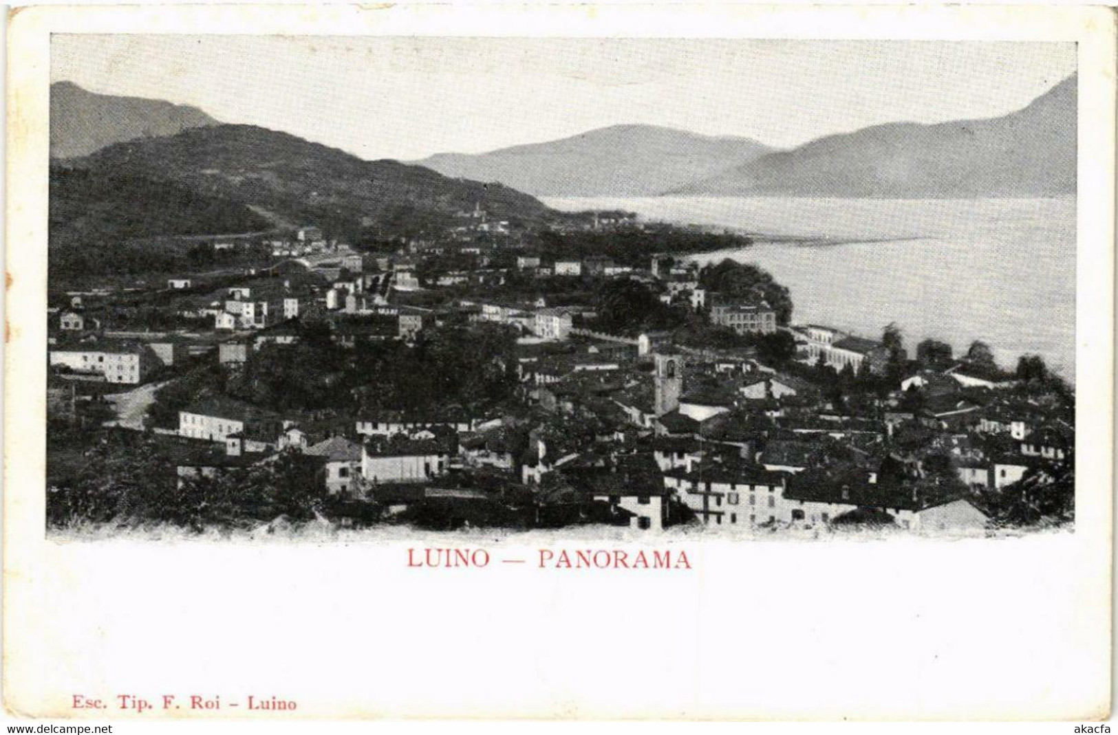 CPA AK LUINO Panorama ITALY (498570) - Luino