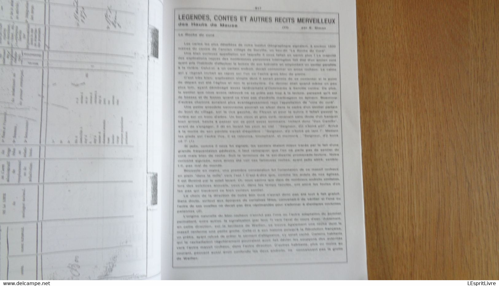 RECHERCHES WALHEROISES N° 30 Régionalisme Onhaye Histoire Serville Soldat Français Sommière Légendes Contes Meuse Gérin