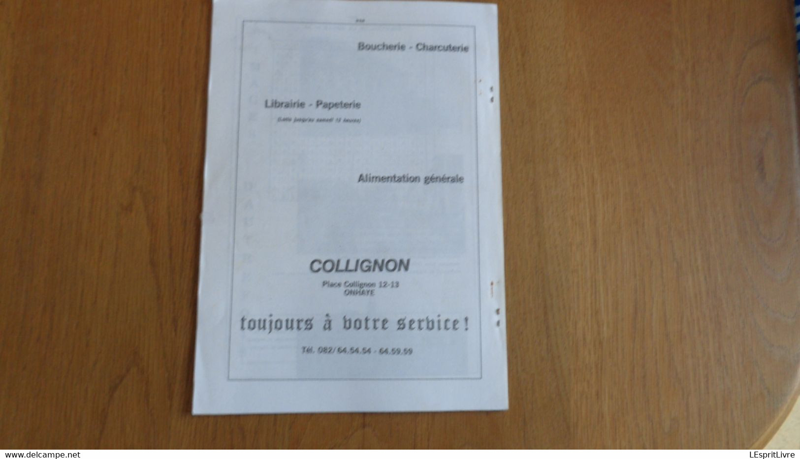 RECHERCHES WALHEROISES N° 30 Régionalisme Onhaye Histoire Serville Soldat Français Sommière Légendes Contes Meuse Gérin