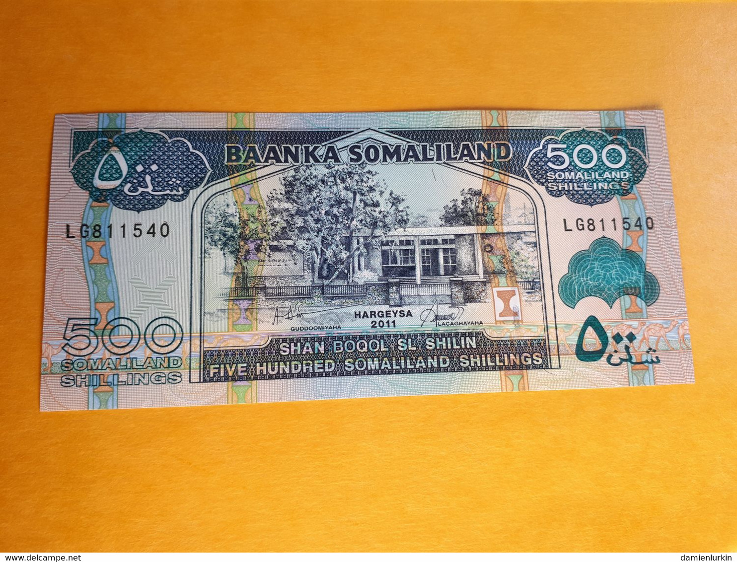 SOMALILAND 500 SHILLINGS 2011 UNC - Somalia