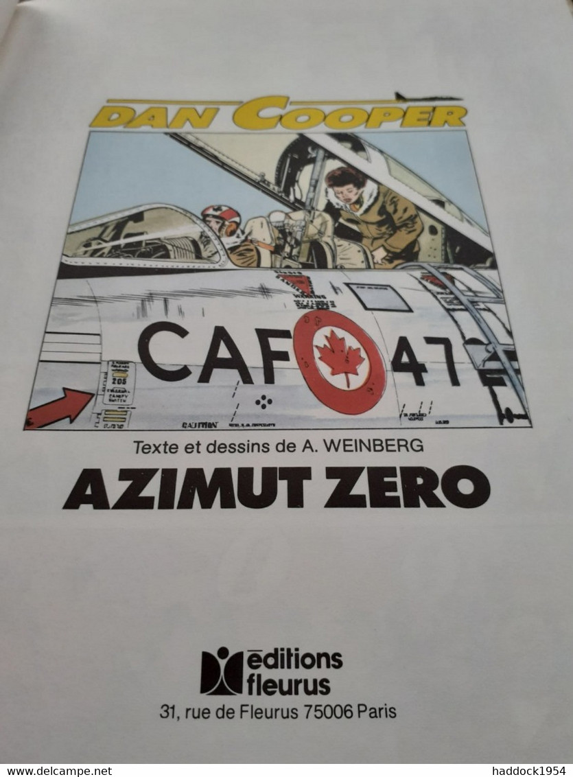 Azimut Zéro ALBERT WEINBERG éditions Fleurus 1979 - Dan Cooper