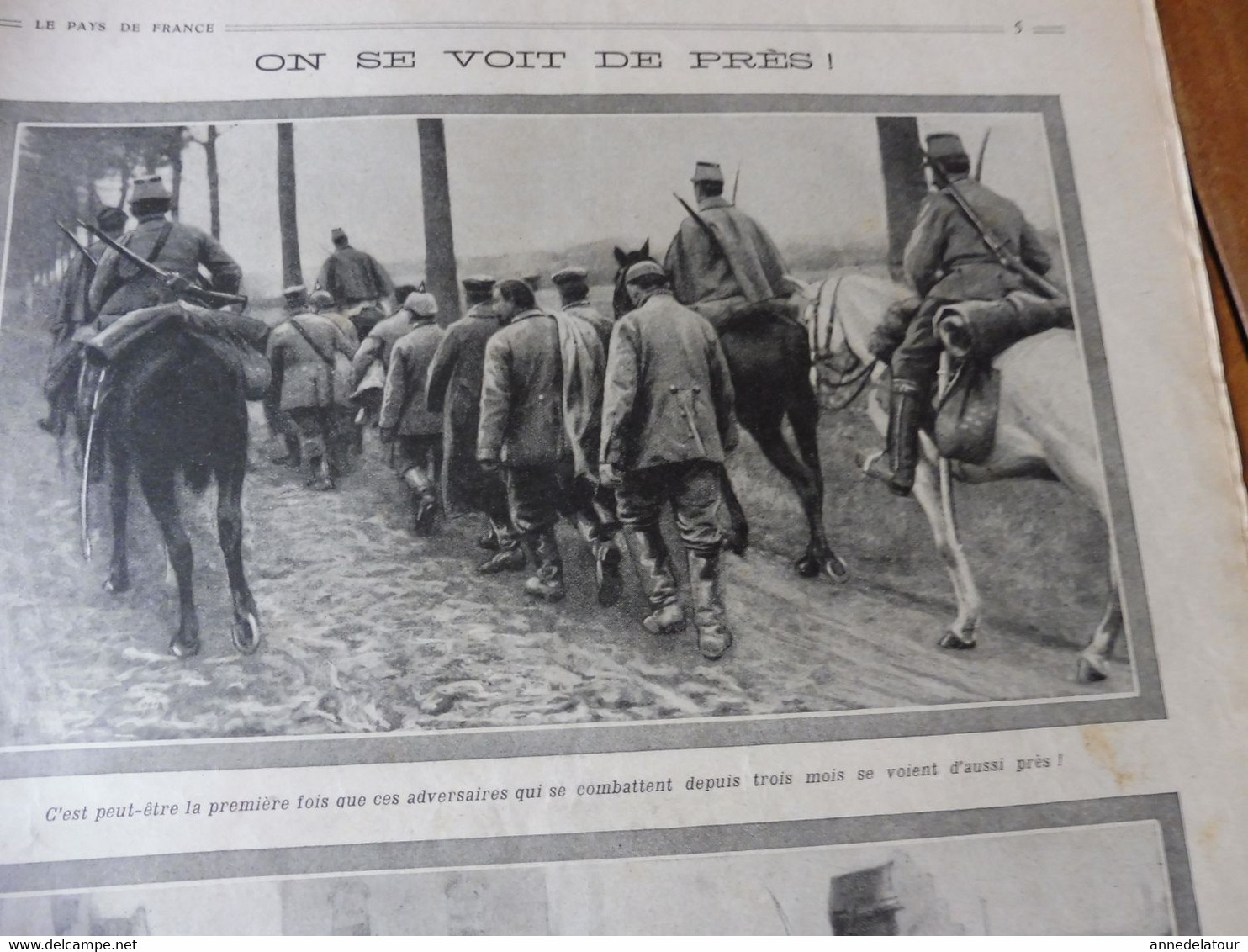 1914 N°6 LE PAYS DE FRANCE- Cyclistes belges; Soldats (Zouaves, aviateurs, Sénégalais ,Indiens, British); La popote; Etc